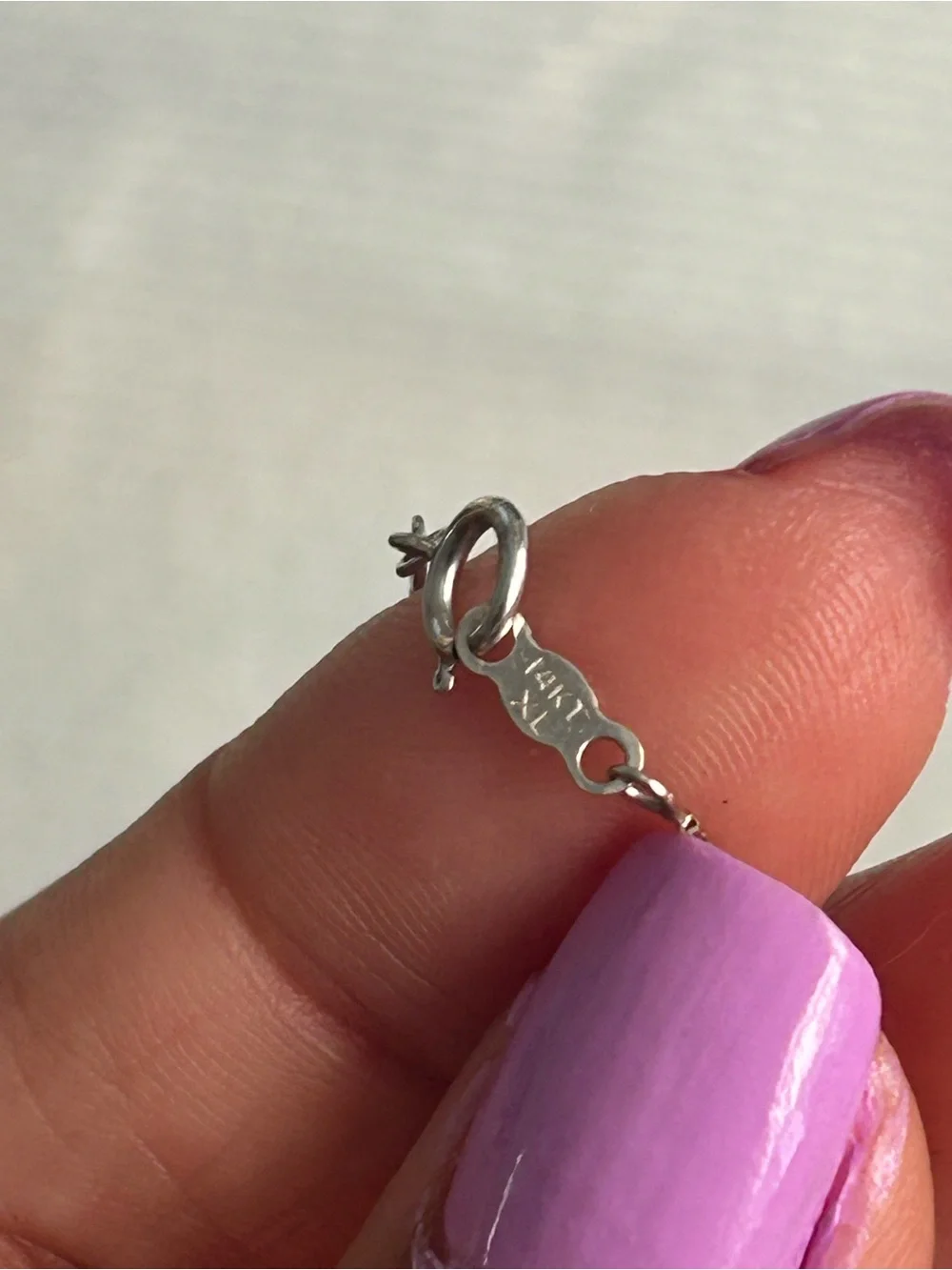 Kay Jewelers white gold Heart Key and Pave Heart Pendant Necklace with diamonds - Picture 3 of 6